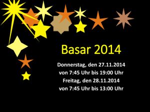 Weihnachtsbasar 2014